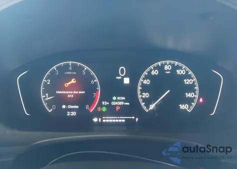 2024 Honda Civic Sport из США, поврежденный, VIN 2HGFE2F56RH534334